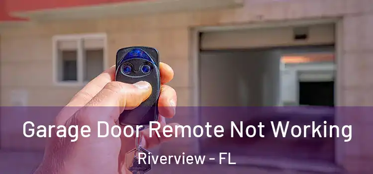  Garage Door Remote Not Working Riverview - FL